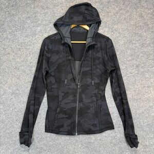 Lululemon Camo Define Jacket Womens 10 Nulu Heritage Activewear Zip Hooded